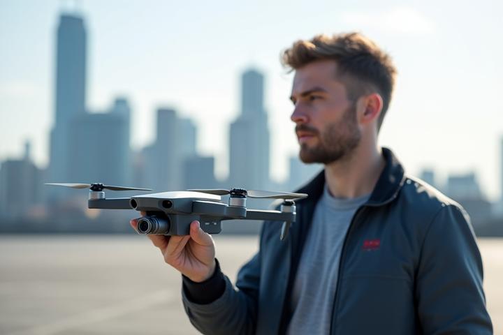 Droneoperatør med sertifisering