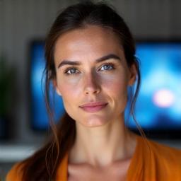 Portrett av Solveig Jensen, digital kunstner og retusjeringsspesialist