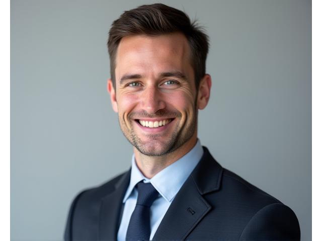 Profesjonelt forretningsmann-portrett for LinkedIn