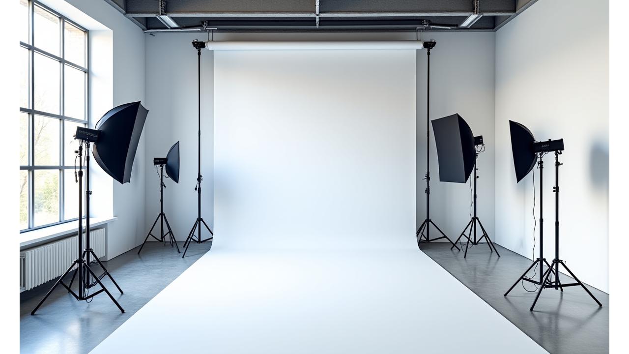 Moderne fotostudio i Oslo med profesjonelt utstyr